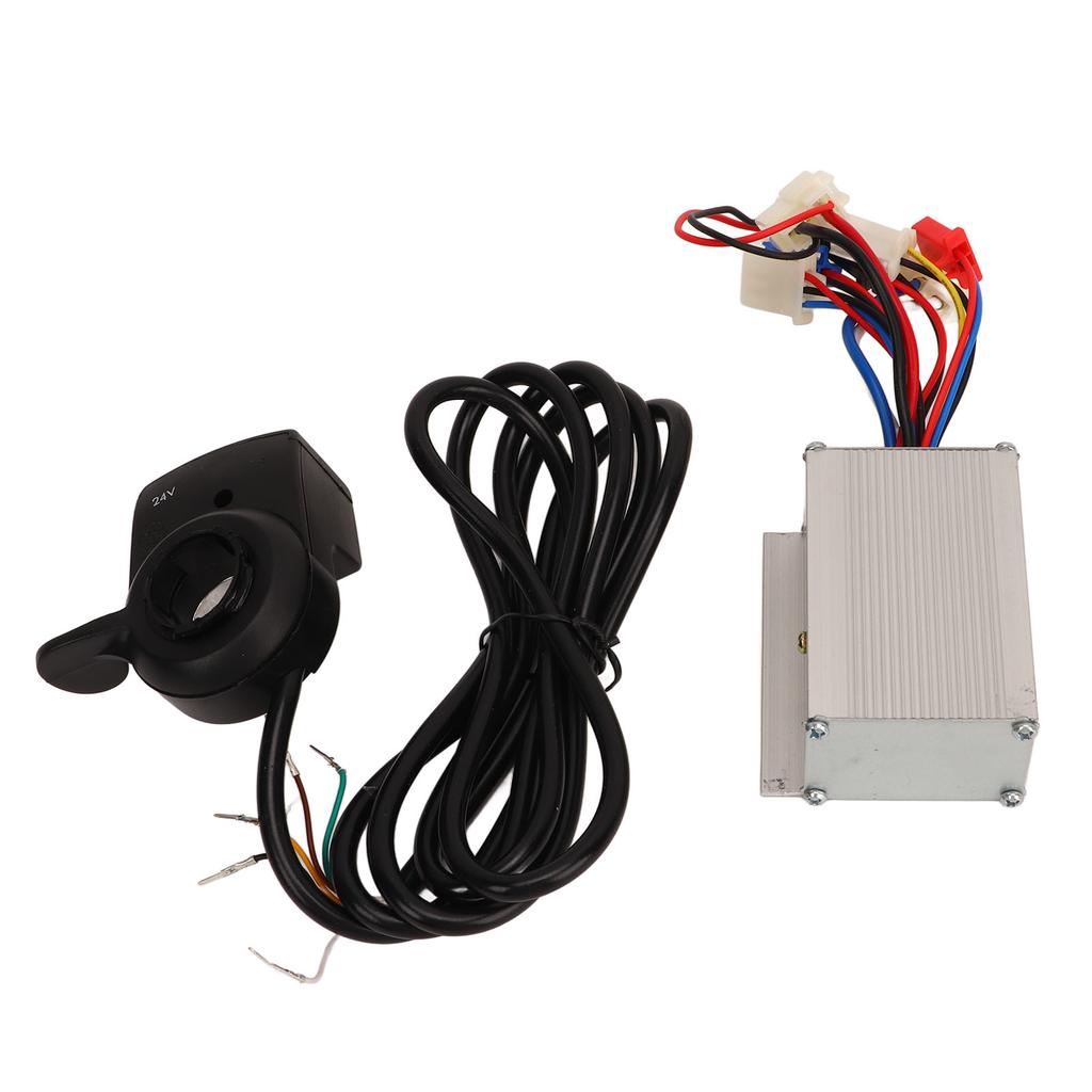 24V 250W Electric Bike Controller Thumb Throttle Set for Electric Scooter DC Motor