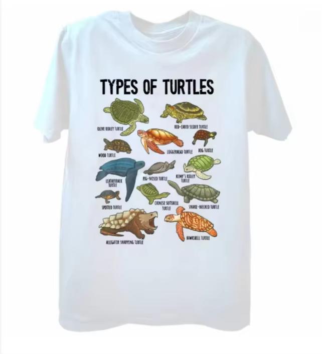 Unisex Shark Octopus Squid Cephalopod Mixed Faces Graphic T Shirt Casual Daily Oversized Cotton Streetwear Short Sleeve Top