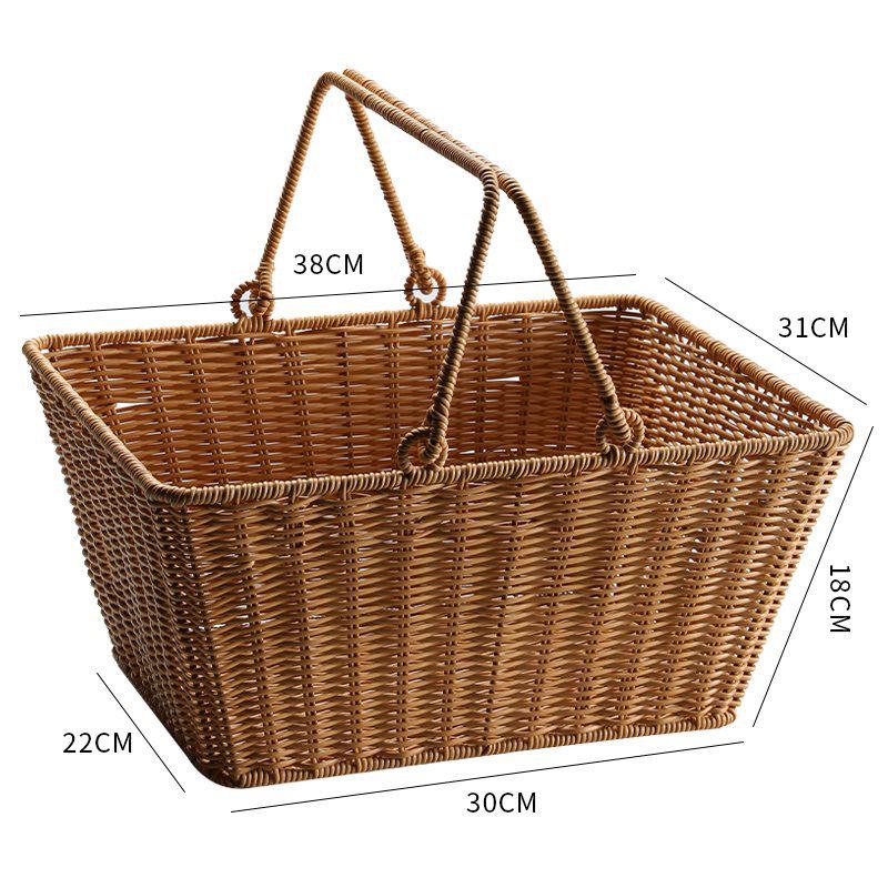 Luxury Outdoor Rattan-Style Picnic & Gift Basket