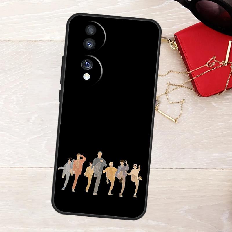 Korean Fashion Kpop Band Case For Honor Magic 6 Pro Magic 5 Lite 50 70 90 X6 X7 X8 X9 X8b X9b X6a X7a X8a X9a Cover Honor Magic6 Pro
