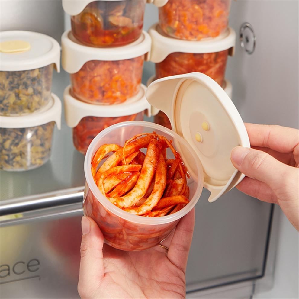 Silicone Sealed Fresh-Keeping Box with Lid, Leftovers Storage Box, Ref