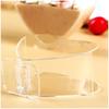10Pcs Disposable Mousse Cup Mini Tiramisu Cup Tableware Heart Shaped Dessert Cup  Cake Baking