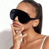 New One-piece Oversized Punk Sunglasses Women Luxury Brand Square Shield Sun Glasses for Men Wrap Around Goggle Eyewear Shades