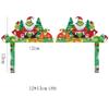 1/2 pcs Christmas Door Corner Decor Cartoon Wooden Pendant New Door Frame Decor Card