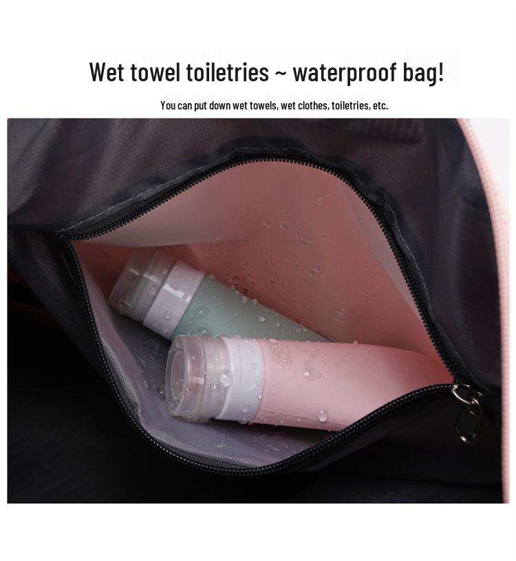 Lightweight Multi-Pocket Commuter Bag with Wet/Dry Separation for Travel & Sports