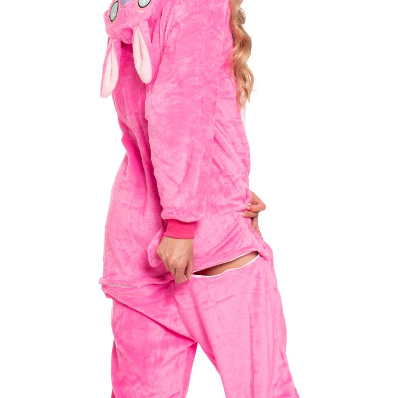 Piżama damska kombinezon kigurumi onesie kostium stich różowy 155-165 cm m