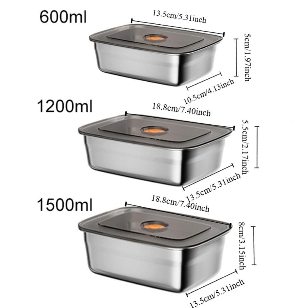 Leak-proof Lunch Box Microwaveable Food Storage Box Multipurpose Fresh-keeping Box  Camping