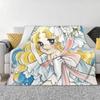Coperta Anime Manga Candy Candy Morbida Calda Coperta Plaid in Flanella per Letto Soggiorno Picnic Viaggio Casa Divano
