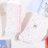 Cute Floral Bowknot Pencil Case Zipper Portable Pencil Pouch Girl Stationery Organizer Student School Supplies Back To School
