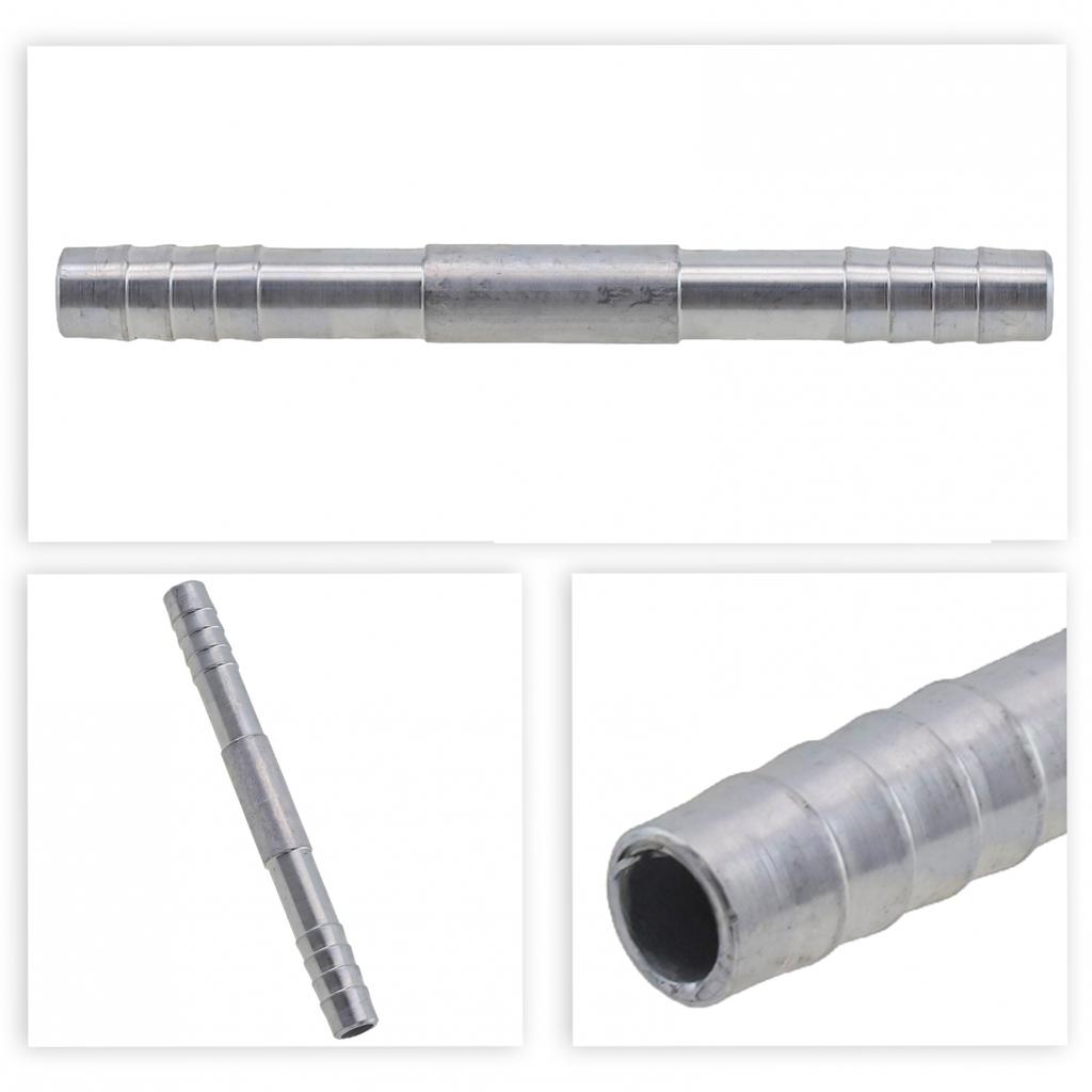 Aluminum A C Hose Barb Aluminium Push In Fitting Straight Splice Mm