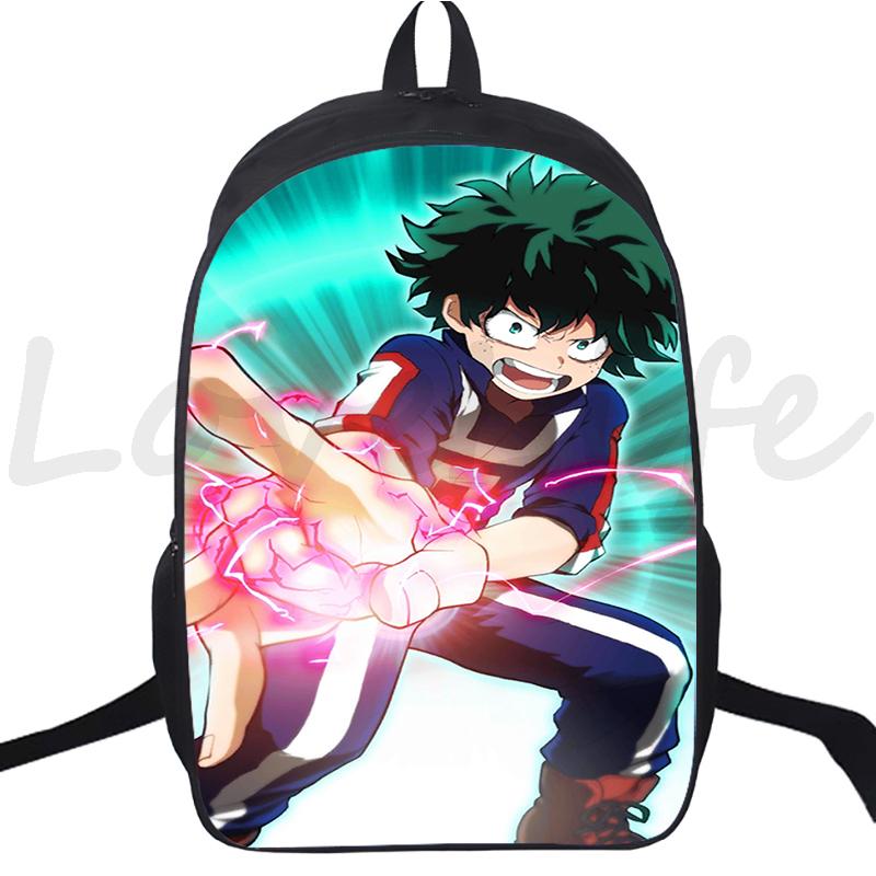 Anime Backpack My Hero Academia School Bags for Boys Girls Boku No Hero Academia Bagpack Teens Travel Bag Rucksack Kids Mochila