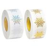 Snowflake Envelope Stickers Christmas Labels Baking Packaging Envelope Decorations Self-Adhesive Journal Stickers 500 Sheets