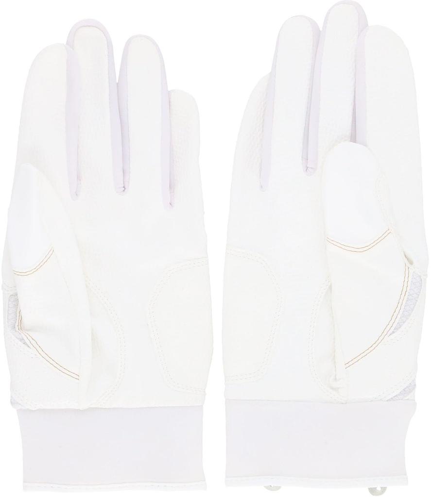 Adidas Batting Gloves BASIC White X Gold L LBG405 Baseball/Softball