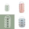 Stainless Steel Food Box With Multiple Layers For Travel And Family Dining