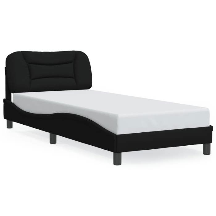 VidaXL Bed Frames with Headboard, Upholstered Bed, Slat Base, Single Bed, Adult Bedroom Bed 3207739