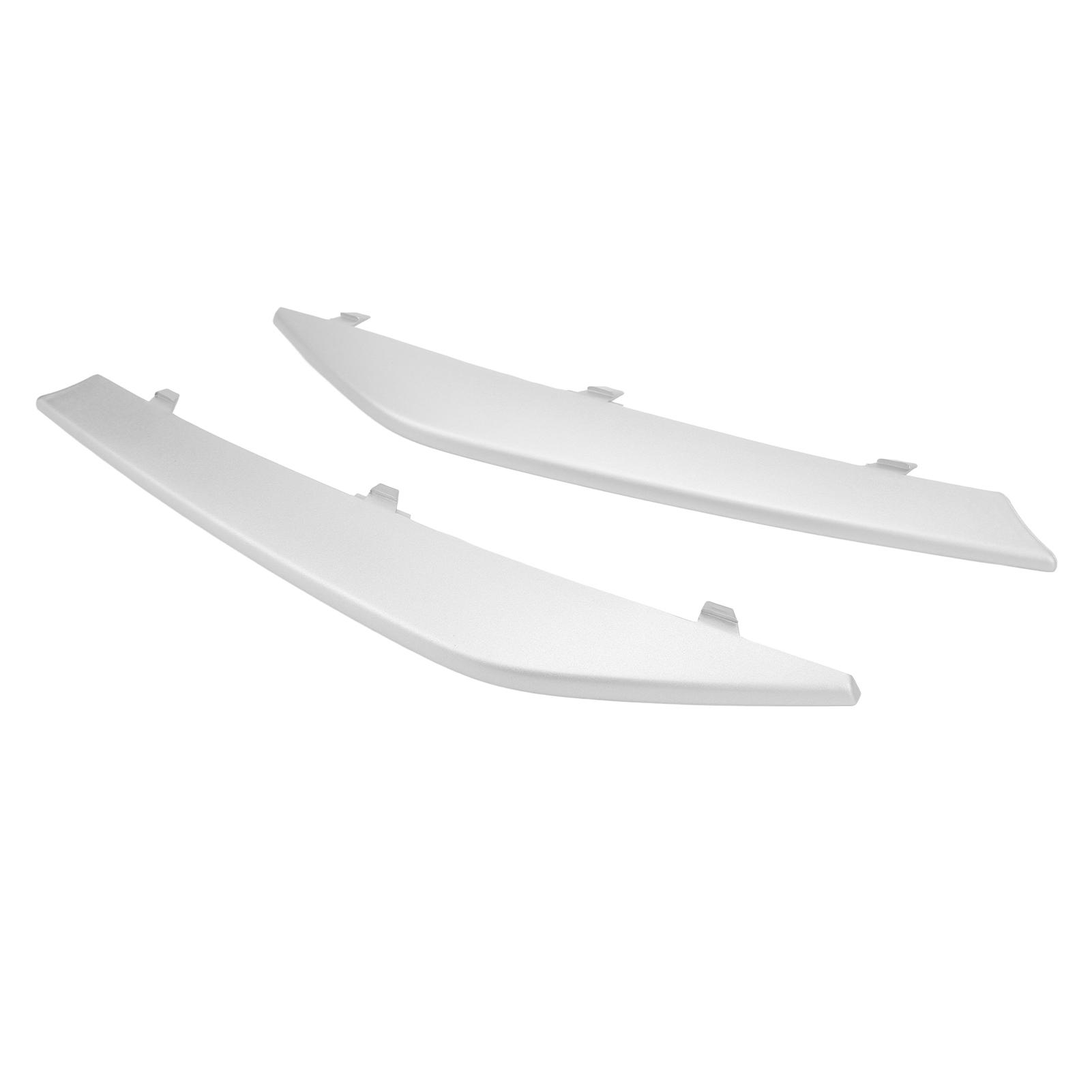 

2 шт. Хромированная накладка решетки переднего бампера 51117229181 Левая Правая Стильный внешний вид Молдинг решетки переднего бампера для 3 серии