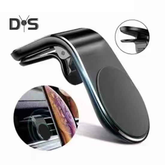 Magnetický držák na telefon, držák do auta typu L pro smartphone, univerzální držák na mobilní telefon s jednou rukou