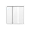 White UK Plug 13A with USB Panel UK Socket Panel, International Universal USB Mobile Phone Charging Socket, with LED Light