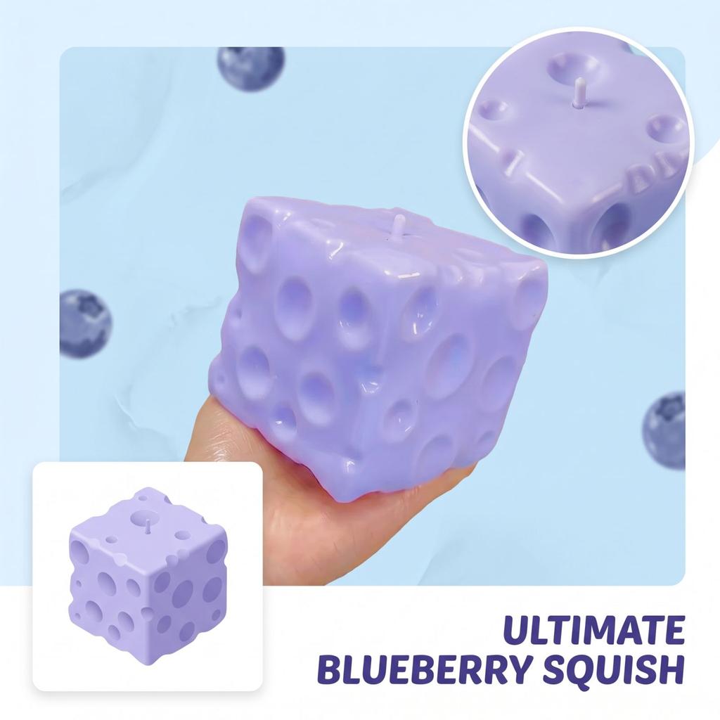 Blueberry Stress Toy Soft Puzzle for Kids and Adults
