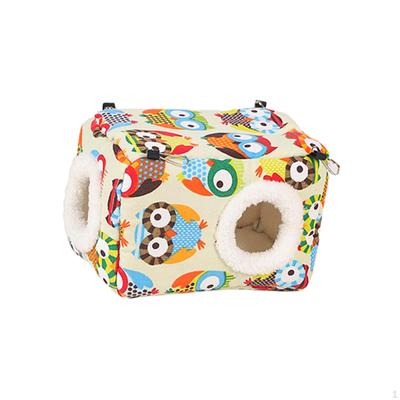 Hamac Nid d'oiseau Lit de couchage Cage Nid suspendu pour petits animaux Perruches