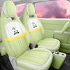 Panda Cartoon Leather Seat Covers for MINI - Full Wrap, All-Season, Cute Design