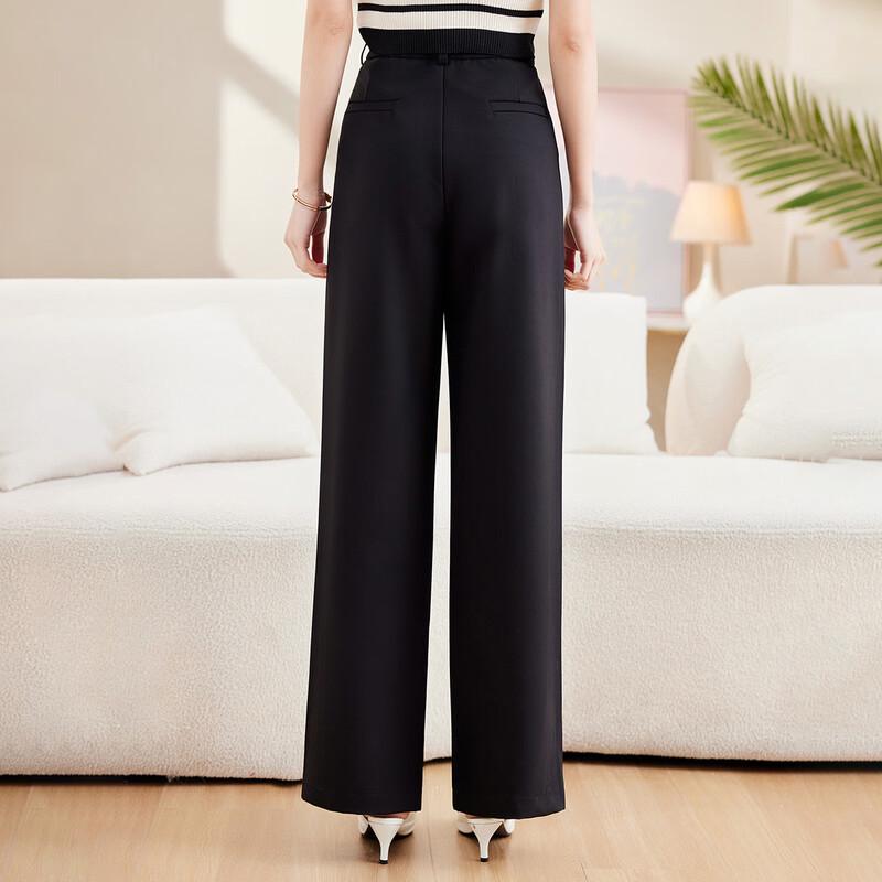 Paister Women's Plus Size Autumn Zipper Casual Suit Pants