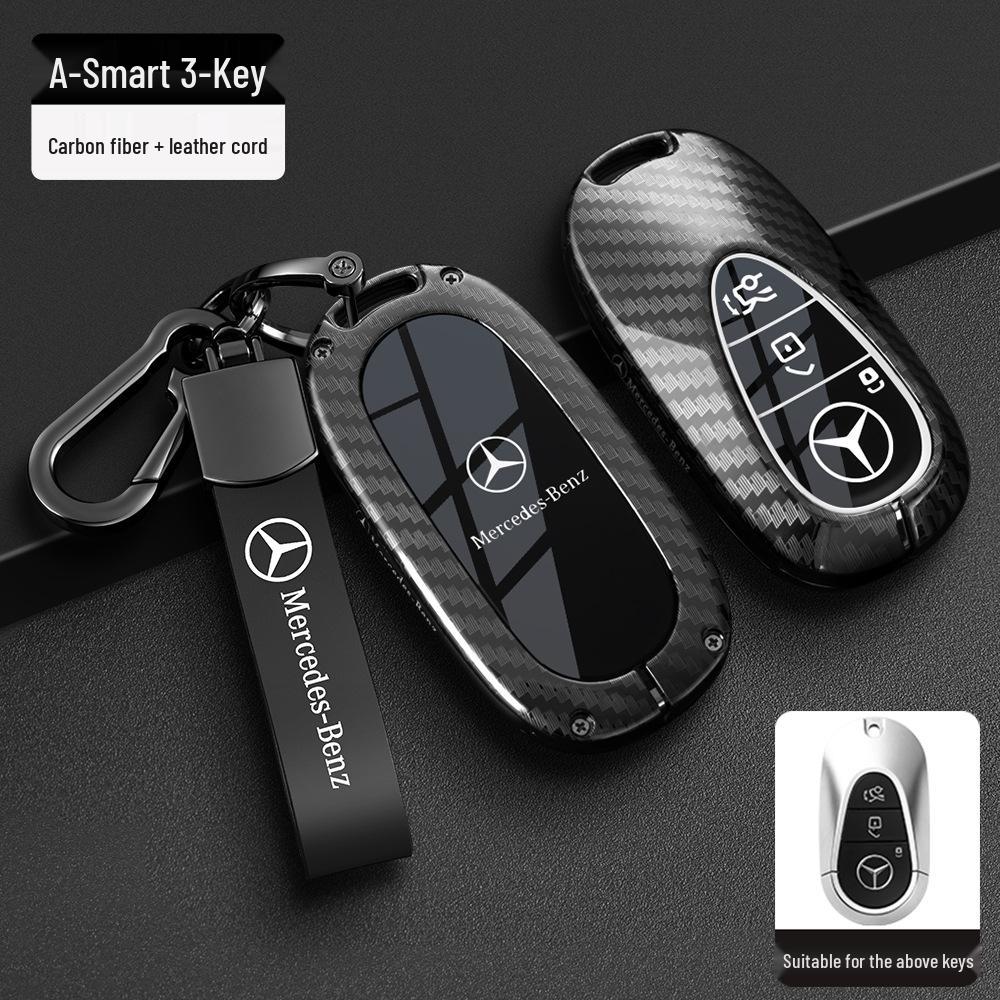 Fundas para Llaves Mercedes-Benz: Compatible con modelos E300L, C260L, C200L, GLE, GLC300L, GLA, S40.