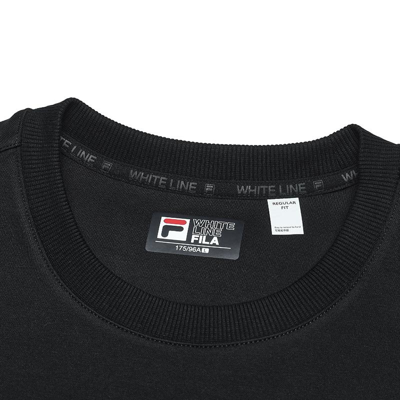 New FILA Sweatshirt Men's Jet Black F11M518202FBK