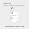 Plastic Suction Cup Toilet Paper Holder With Wall Mount For Bathroom Storage And Home Use