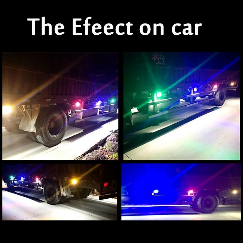 High Visibility 16 LED Truck Side Lights Durable Waterproof Side Light Rapid Flashing for Clear Directional Signals