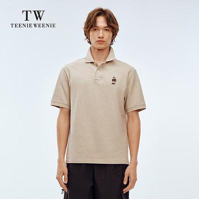 Camiseta Polo Masculina com Estampa de Urso