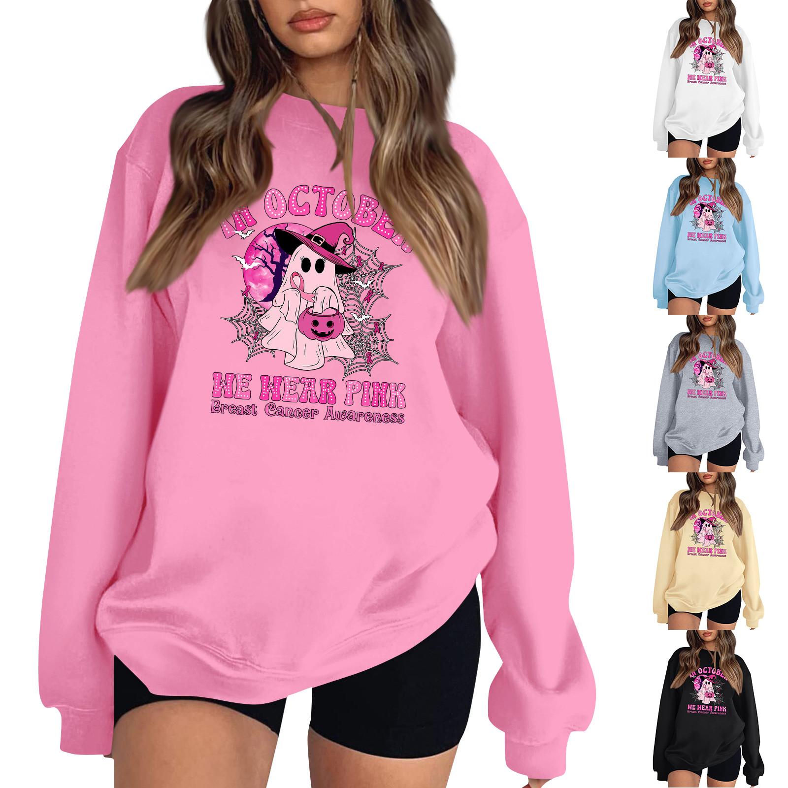 

Женская мода повседневная толстовка с длинным рукавом и круглым вырезом с принтом