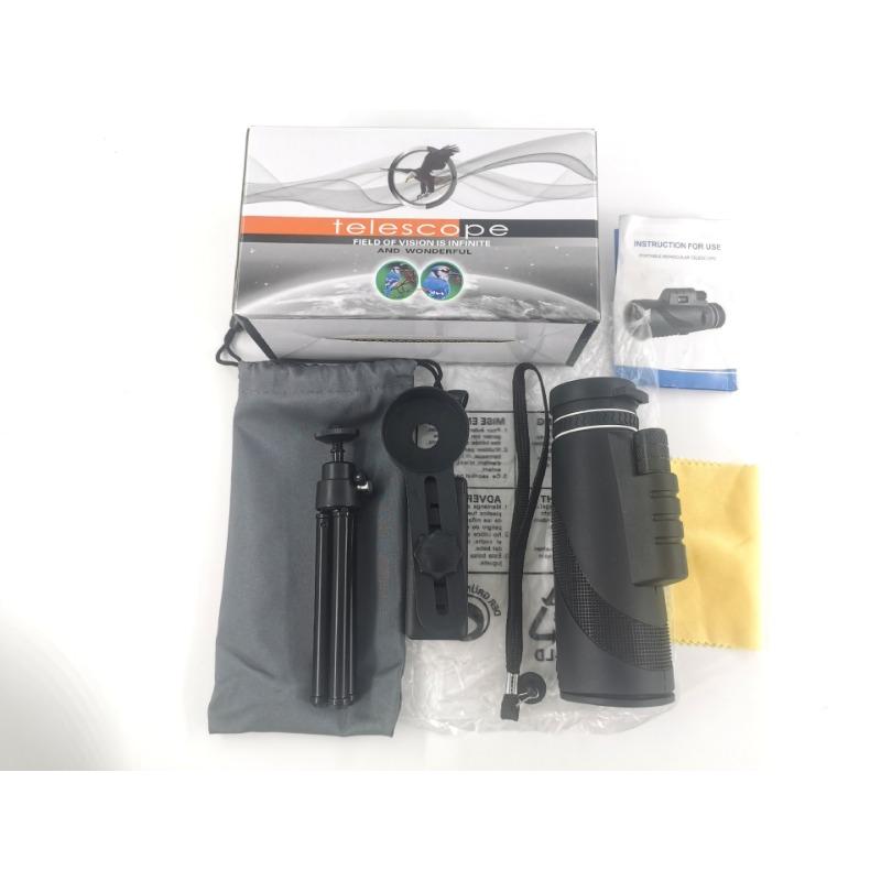 40x60 Telescope Factory Wholesale Single-tube Adult Outdoor Concert High-definition Low-light Night Vision Glasses.