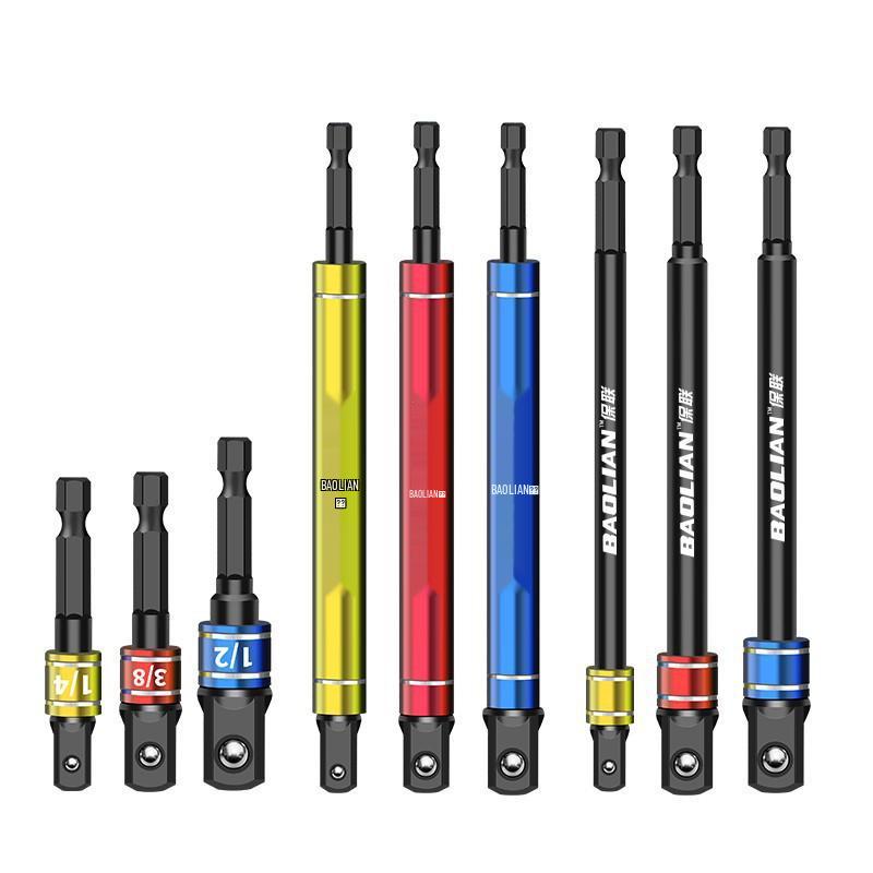 Baolian Hex Shank to Square Drive Quick Change Adapter for Electric Drill/Wrench