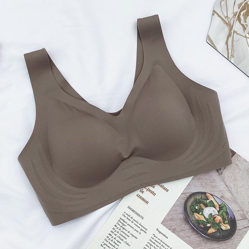 Bright Red Seamless Zodiac Bra: Wireless and Supportive for the New Year