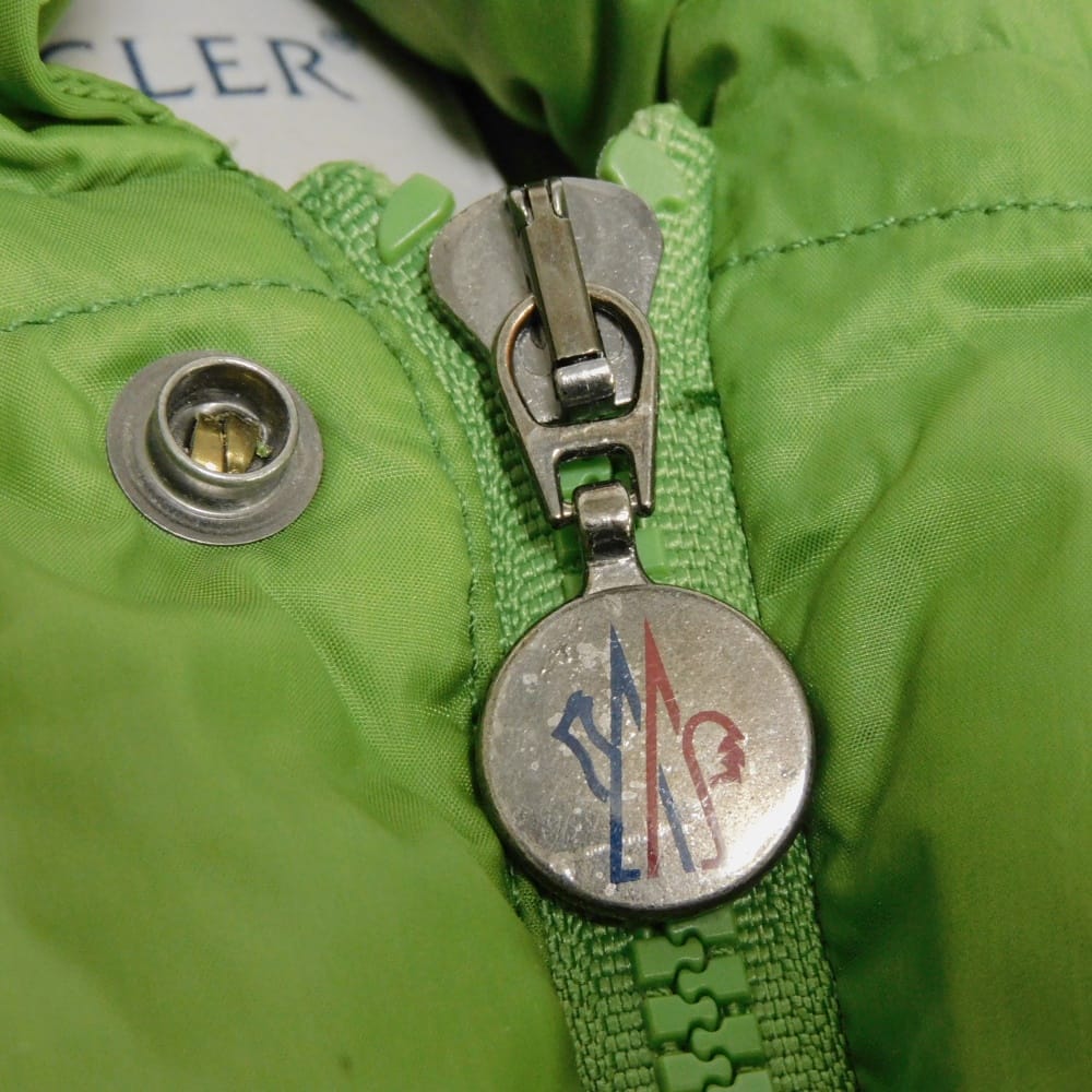 Used 12262 ZEED 43330 50 68959 7865 0 Logo Patch Gilet Button Zipper Pepper Japan Nylon Lat Green Men's from Japan