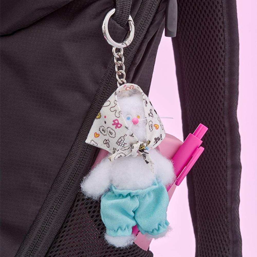 LINE FRIENDS MNH 25FW Audrey Mini Doll Keyring