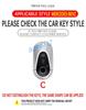 Metal Carbon Fiber Car Key Fob Case Cover Keychain For Mercedes Benz C E S Cle Glc Eqe Eqs Class 300 350 450 500 580 43