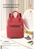 Women's Large Capacity Quilted Nylon Backpack - New Fashion Casual Travel Style