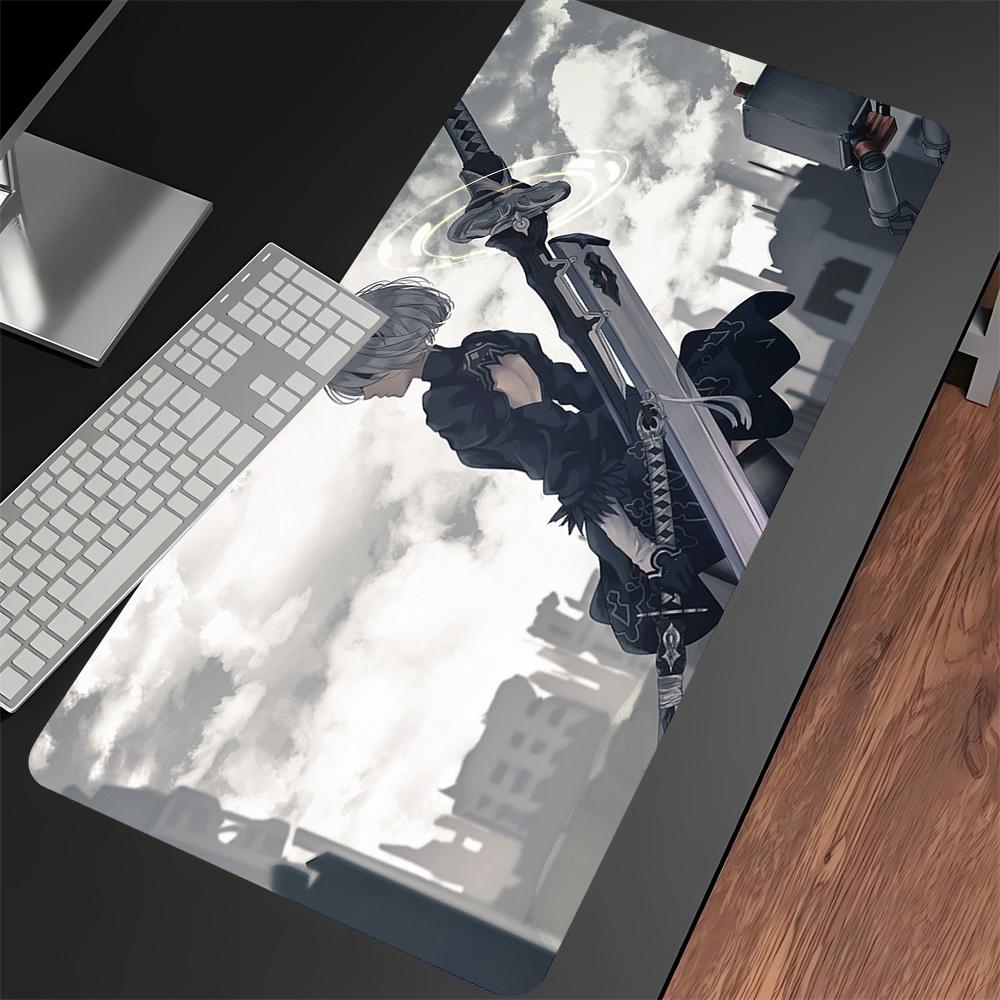 Nier Automata 2b Gaming Mouse Pad Xxl 90x40cm Hd Print NonSlip Rubber Desk Mat For Pc Keyboard Gamer
