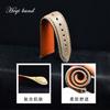 The First-Layer Cowhide Bracelet Is Suitable For Apple Watch S7 Strap Applewatch8 Genuine Leather Butterfly Buckle Strap.