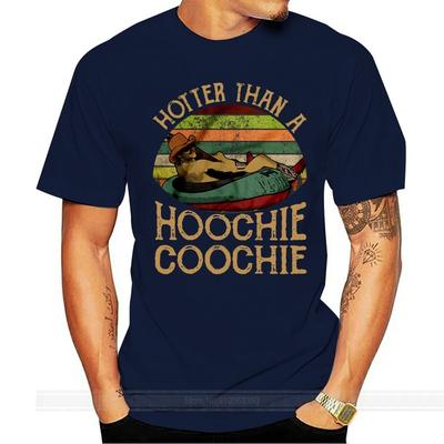 Men Funny T Shirt Fashion Tshirt Hotter Than A Hoochie Coochie Alan Jackson Vintage Version Women T-shirt