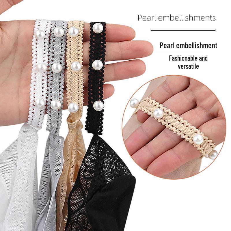 Women's Pearl Lace Low-Cut Non-Slip Invisible Ankle Socks - Summer Thin & Versatile