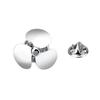 Men's Mini Suit Brooch Gold Colour Lilies Women's Pins Fashion Versatile Formal Clothing Accessories