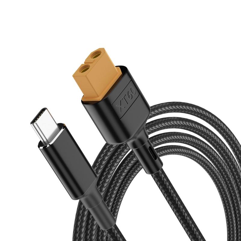 Fits For Toolkitrc M6 M6D M7 M8S and AMASS, USB Type C to XT60 Converter Charging Cable, Aeronautical Car Model PD Protocol Cord
