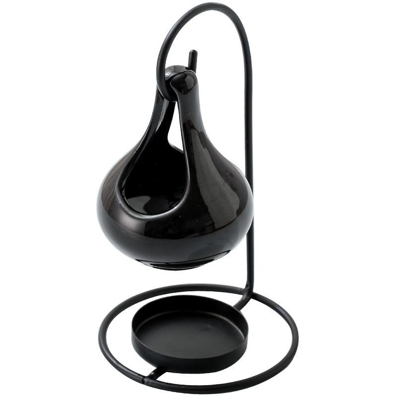 Black Hanging Stove Creative Aromatherapy Stove Essential Oil Lamp Stove Fragrant Wax Stove Household Candle Light Stove