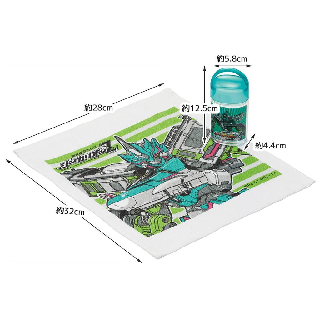 Skater Shinkalion Z Hand Towel Set with Made in 32 x Case, Japan, 30.5 cm, OA5-A