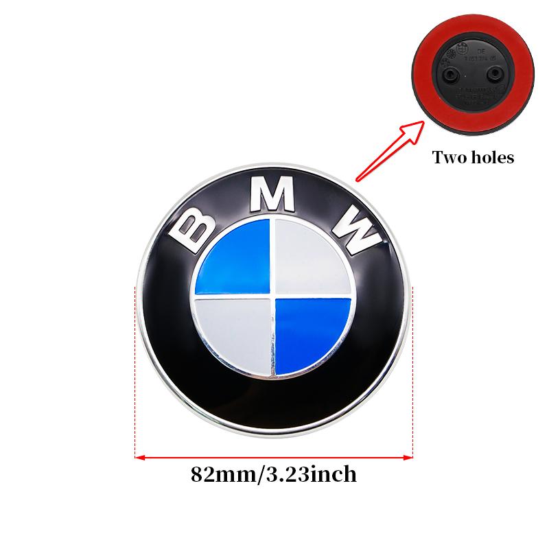 BBKD8 7PCS BMW Car Hood Front Rear Trunk Emblem Classic Blue White Badge For BMW E93 E87 G01 G20 X3 X5 F30 F20 E36 E46 E53 E90