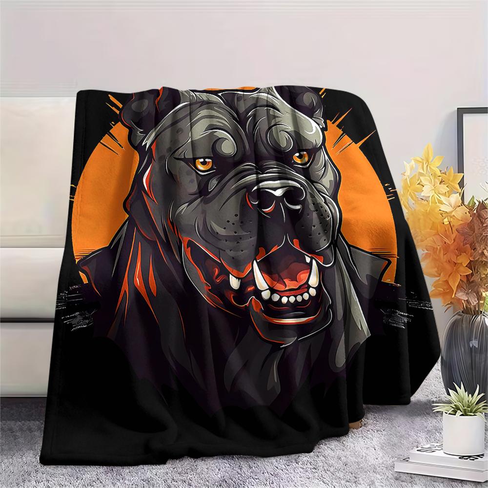 French Bulldog Sausage Dog Print Flannel Blanket,High Quality Comfortable for All Seasons,Home Decor,Warmth and Comfort,Perfect for Christmas Gifts