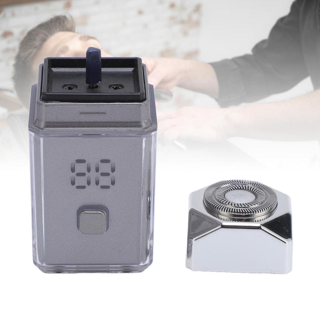 Portable Electric Beard Trimmer for Men Water Proof Digital Display Pocket Beard Trimmer for Travel